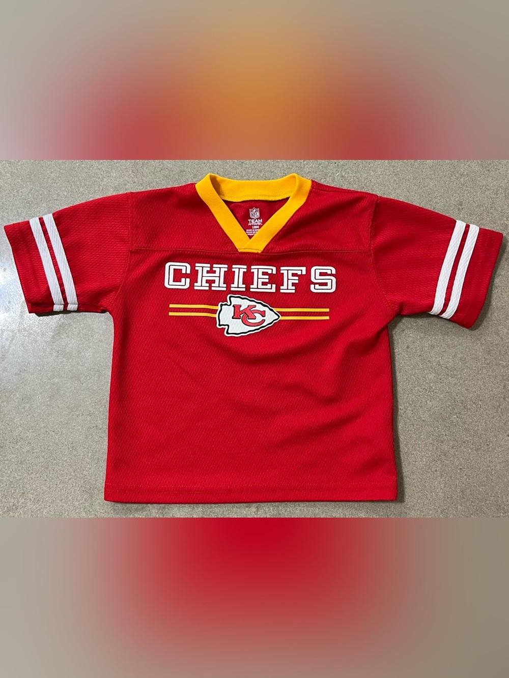 Unisex Future KC Chiefs Fan Jersey Never Worn - 18 month old